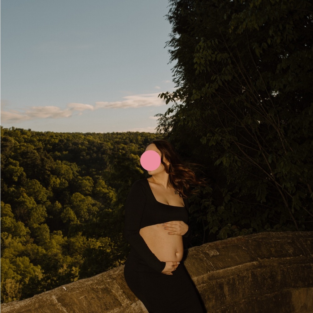 Amazon Black Long Sleeve Maternity Dress